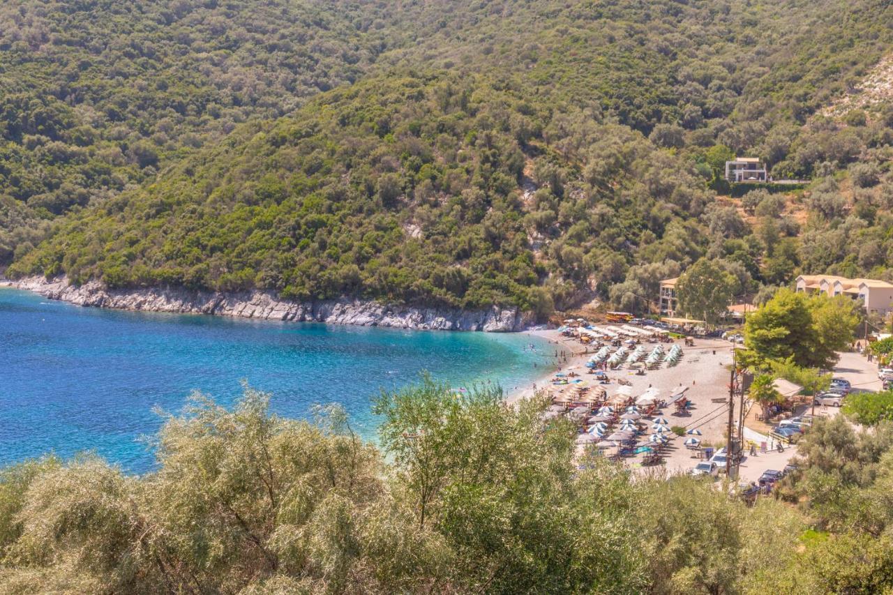 Apagio Apartments Mikros Gialos Bagian luar foto